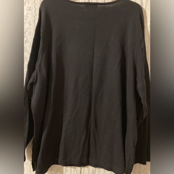 LadiesSize 2X [I Think]Quacker Factory Longsleeve Sweater With Added Rhinestones - Picture 5 of 12